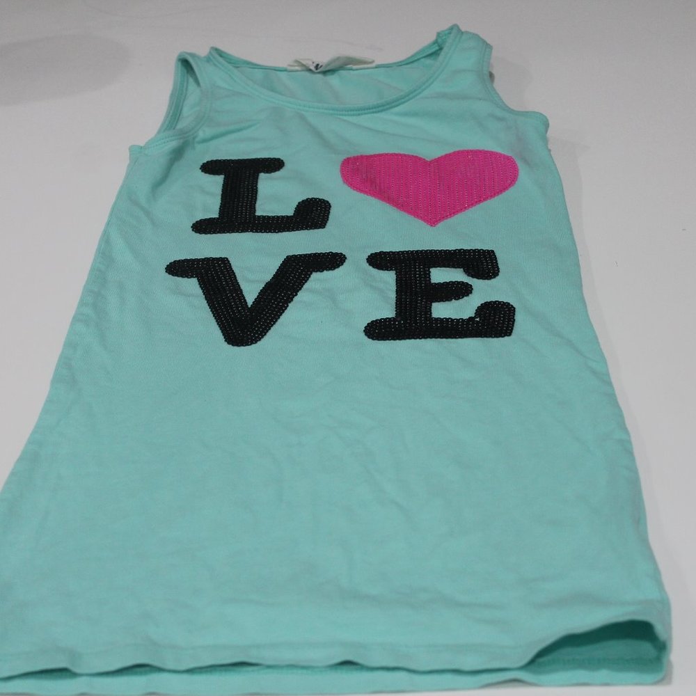Stunning sparkly Love Tank